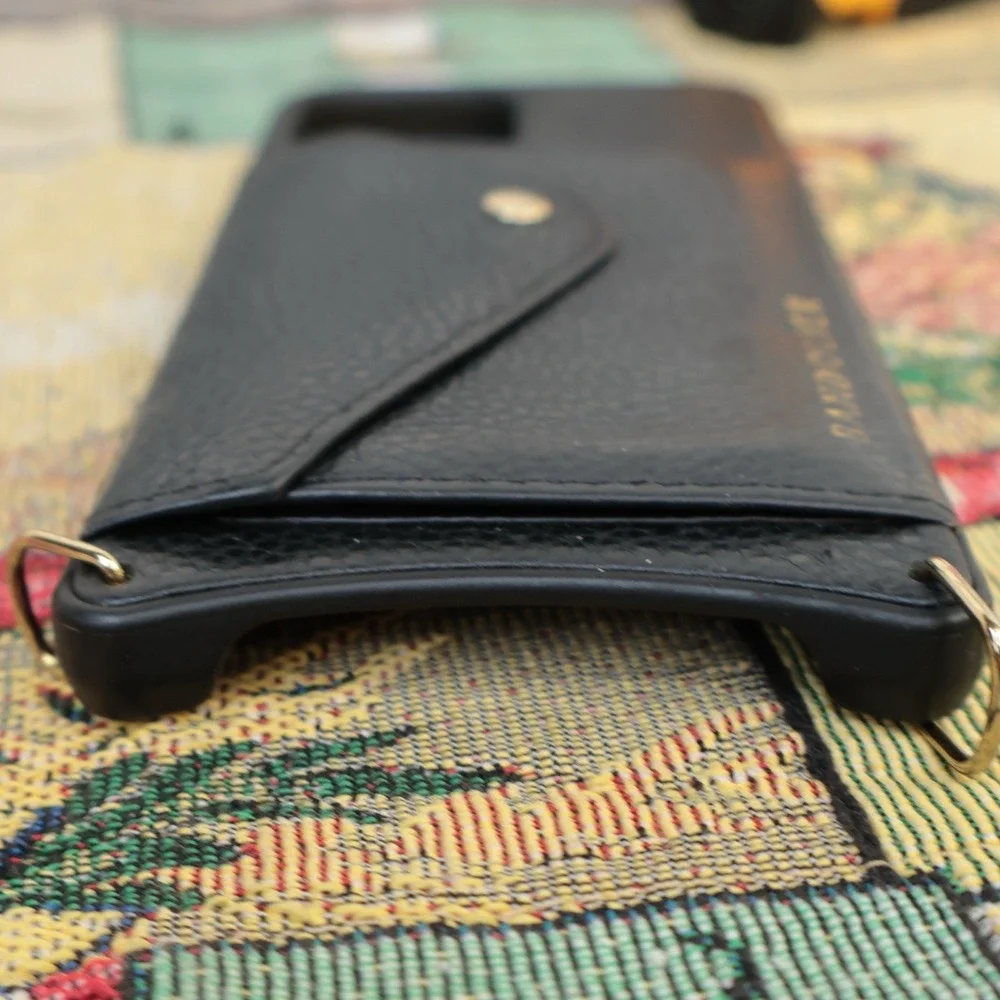 Bandolier Emma Crossbody iPhone 13 Pro Max Case Pebbled Leather Case Only